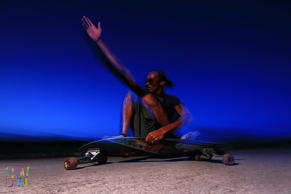 Longboard blur